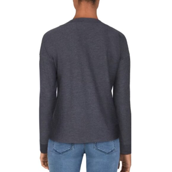 Natural Reflections | EUC V-Neck Long Sleeve Pullover Sweater in Gray Size Large - Picture 9 of 9